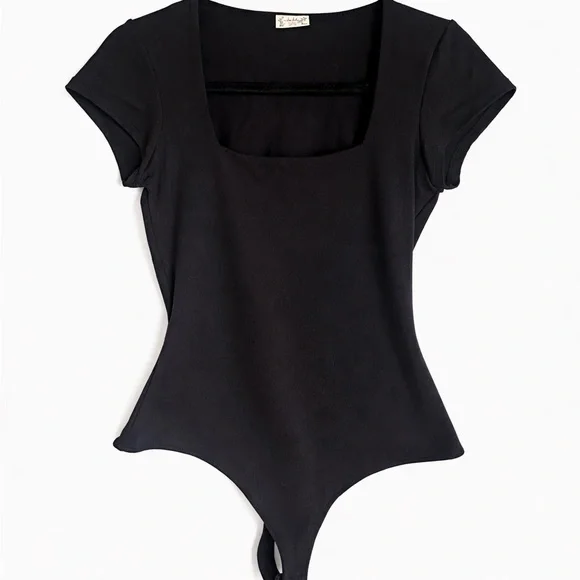 Free People Black Shapewear Bodysuit - Picture 2 of 7